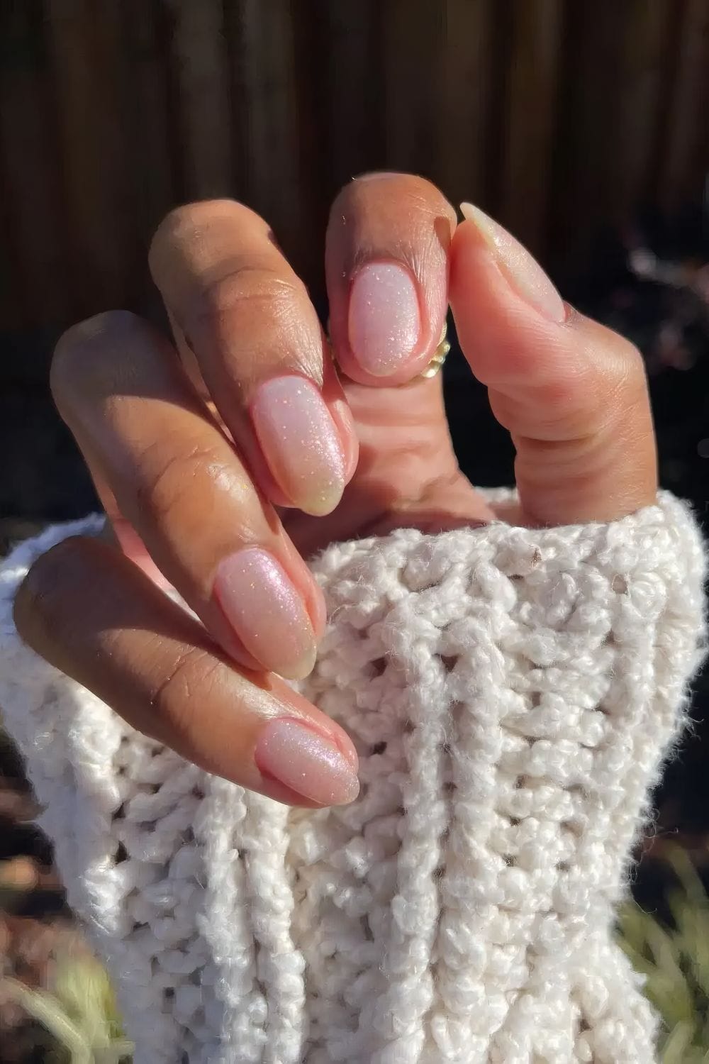 Fairycore Sparkly Glitter Nails