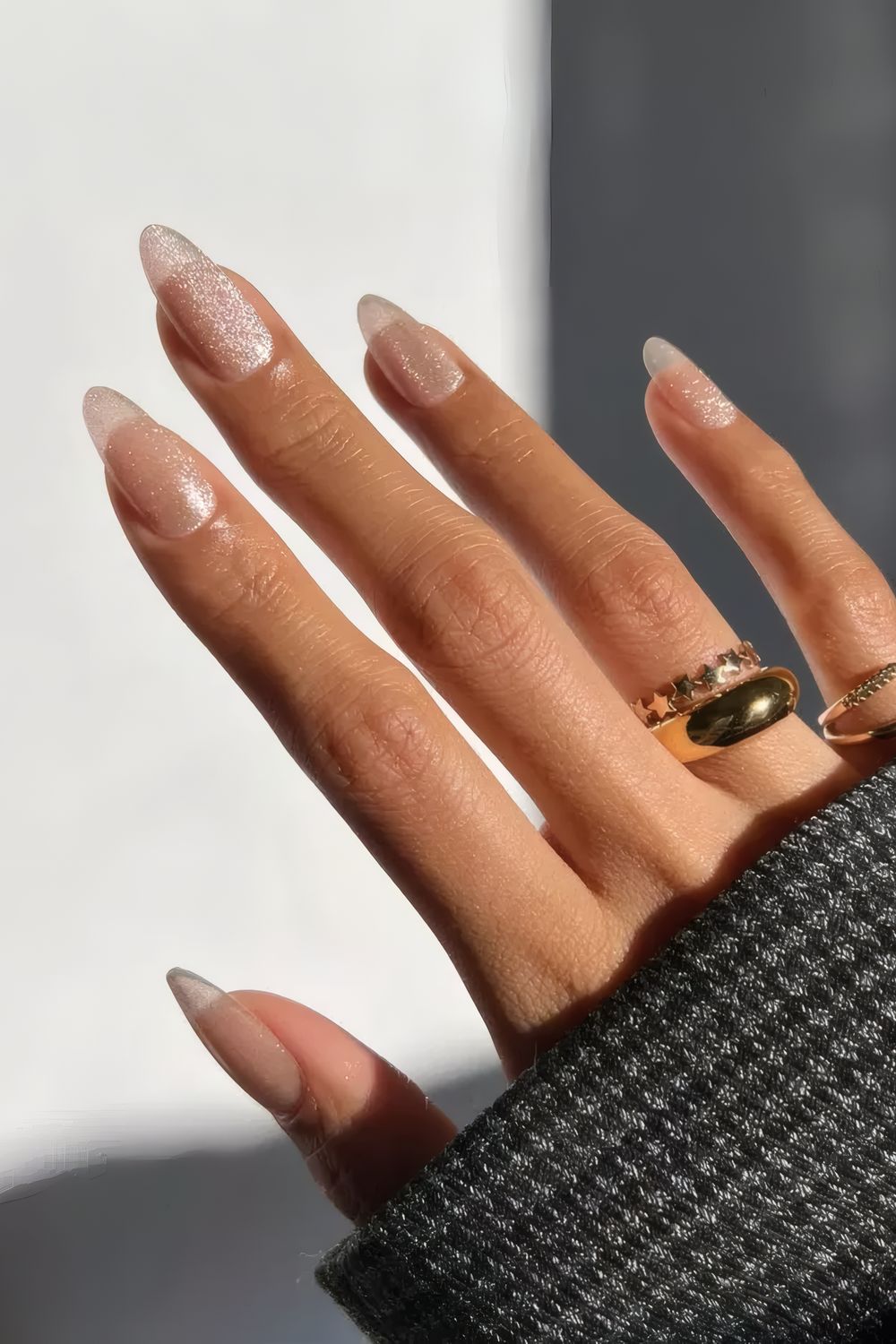 Glitter Velvet Nails