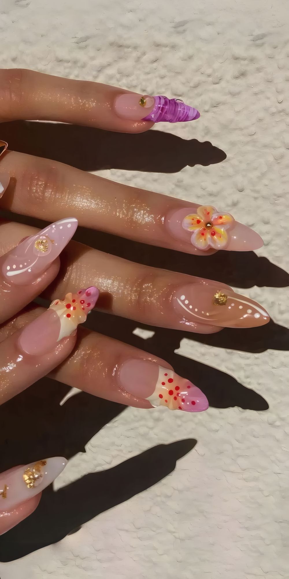 Mix & Match 3D Floral Mani